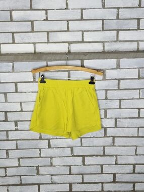 • Old Navy Women's Pull On Elastic Waist Shorts Size Small Lime Pockets